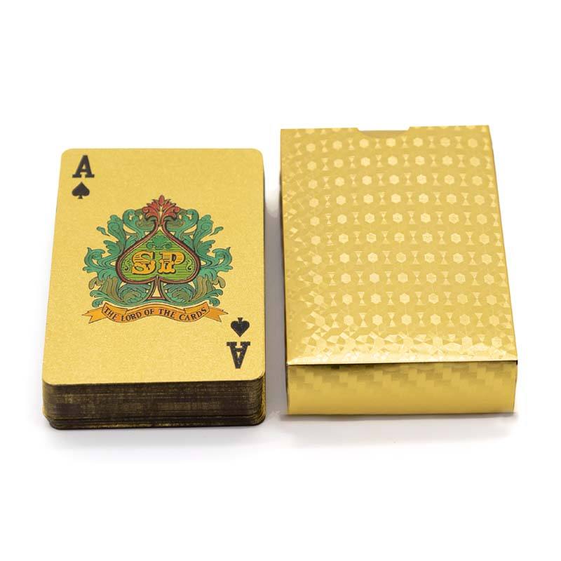 魔术防水印刷PVC牌金箔扑克牌
