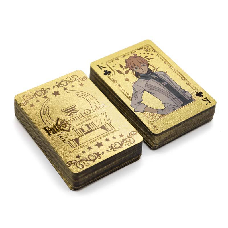 金箔扑克创意卡通黄金扑克牌